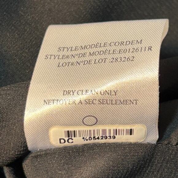 Theory Sleeveless Silk Shift Mini‎ Dress Size 10 Elegant Stretch LBD Minimalist - Picture 7 of 7